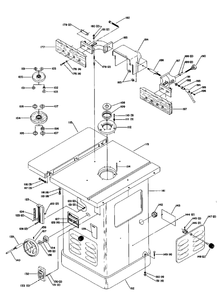 Delta 43-371 Diagram and Parts List for 43-371  Delta Shaper