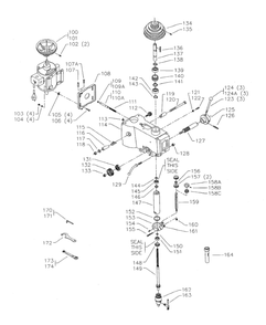 Delta Dp5c Diagram and Parts List for DP5C  Delta Drill Press