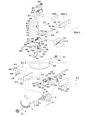 Page A Diagram and Parts List for 40-695 Type 1 Delta Scroll Saw