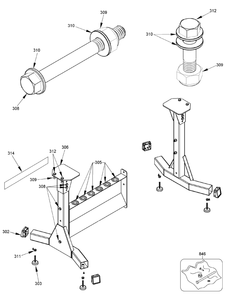 Delta 46-462 Type-1 Diagram and Parts List for 46-462 Type-1 Delta Lathe