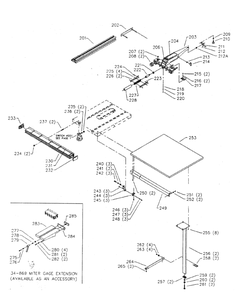 Delta 36-475 Diagram and Parts List for 36-475  Delta Saw