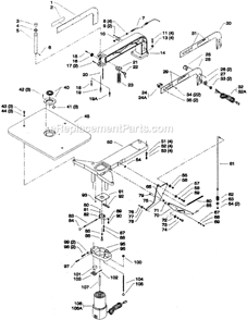Page A Diagram and Parts List for 43-155 Type 1 Delta Router