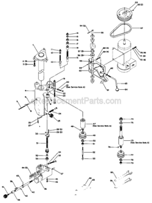 Page A Diagram and Parts List for 43-371 Type 1 Delta Shaper