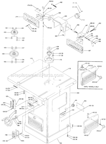 Page B Diagram and Parts List for 43-372 Type 2 Delta Shaper