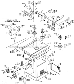Page A Diagram and Parts List for 43-384 Type 2 Delta Shaper