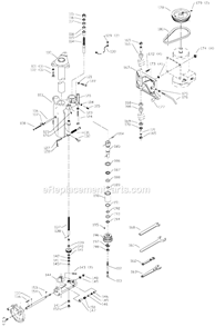 Page B Diagram and Parts List for 43-424 Type 1 Delta Shaper