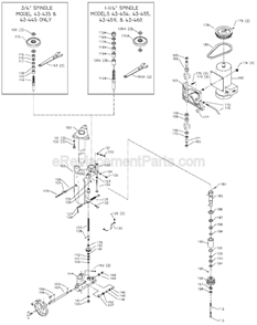 Page B Diagram and Parts List for 43-459 Type 1 Delta Shaper