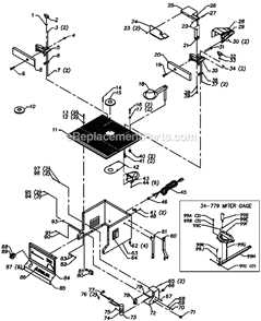 Page A Diagram and Parts List for 43-505 Type 1 Delta Router