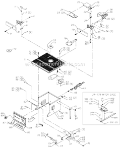 Page A Diagram and Parts List for 43-505 Type 2 Delta Router