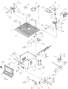 Page A Diagram and Parts List for 43-505 Type A Delta Router