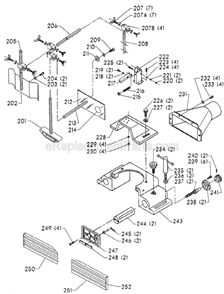 Page B Diagram and Parts List for 43-791 Type 1 Delta Shaper