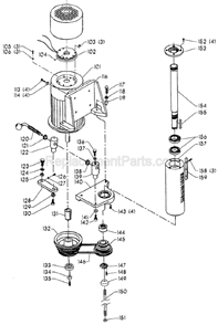 Page C Diagram and Parts List for 43-792 Type 1 Delta Shaper