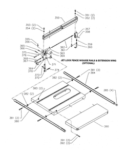 Delta 34-802 Type-4 Diagram and Parts List for 34-802 Type-4 Delta Saw