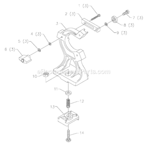 Page A Diagram and Parts List for 46-469 Type 1 Delta Table Saw Accessories