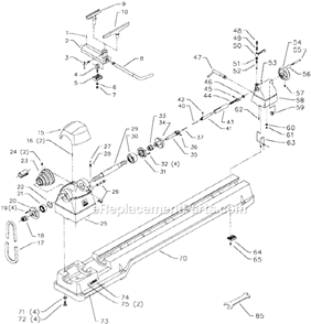 Page A Diagram and Parts List for 46-542 Type 2 Delta Lathe