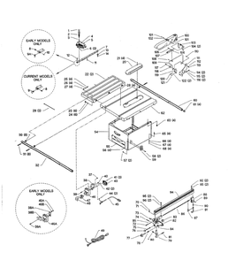 Delta Cs4l4 Diagram and Parts List for CS4L4  Delta Saw