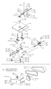 Delta 28-209-Bdk Type-1 Diagram and Parts List for 28-209-BDK Type-1 Delta Saw