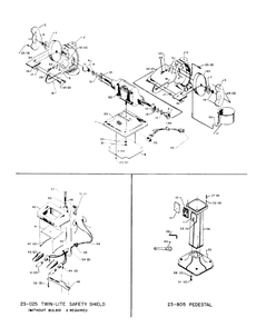 Delta 23-507 Diagram and Parts List for 23-507  Delta Bench Grinder