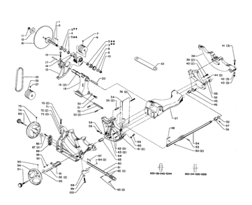 Delta 34-897-1-3 Type-1 Diagram and Parts List for 34-897-1-3 Type-1 Delta Saw