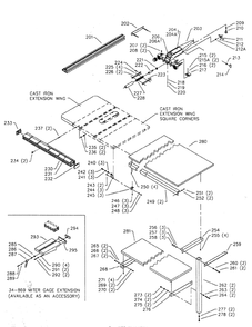 Delta 36-940 Diagram and Parts List for 36-940  Delta Saw