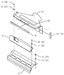 Page A Diagram and Parts List for 50-359 Type 1 Delta Planer Jointer