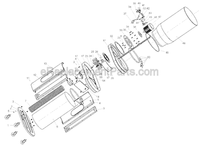Part Location Diagram of 902177 Delta Impeller