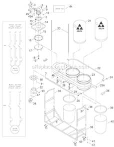 Part Location Diagram of 1346532 Delta Caster