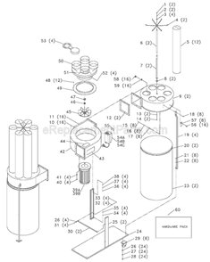 Page A Diagram and Parts List for 50-866 Type 1 Delta Dust Collector
