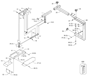 Part Location Diagram of 1350303S Delta SCREW