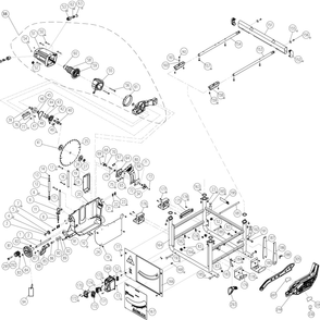 Part Location Diagram of DPEC003433 Delta Blade Nut Scm435
