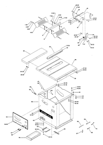 Delta 34-888 Diagram and Parts List for 34-888  Delta Saw