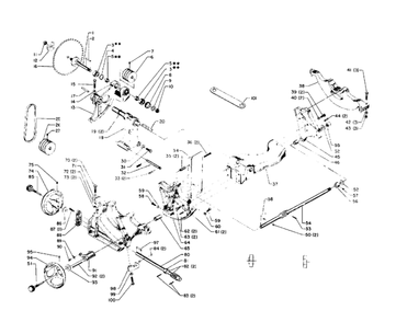 Delta 34-421 Diagram and Parts List for 34-421  Delta Saw