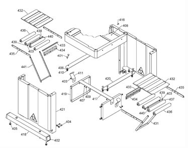Delta 50-795 Type-1 Diagram and Parts List for 50-795 Type-1 Delta Tool Stand & Cart