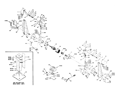 Delta 23-909 Diagram and Parts List for 23-909  Delta Planer Jointer