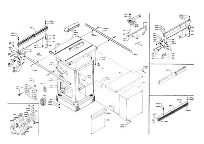 Delta 34-762 Diagram and Parts List for 34-762  Delta Saw