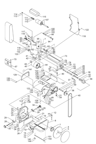 Delta 31-735 Diagram and Parts List for 31-735  Delta Sander Grinder