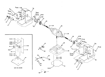 Delta 23-241 Diagram and Parts List for 23-241  Delta Bench Grinder