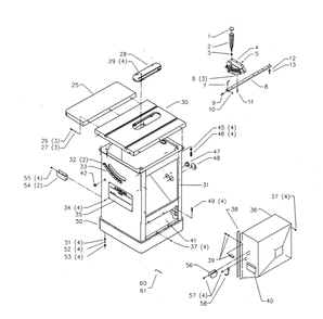 Delta 34-897-1-3 Type-4 Diagram and Parts List for 34-897-1-3 Type-4 Delta Saw