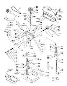 Delta 15-265 Diagram and Parts List for 15-265  Delta Drill Press