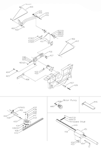 Delta 36-Rt40 Type-1 Diagram and Parts List for 36-RT40 Type-1 Delta Saw