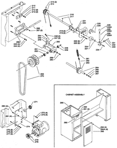 Delta 46-636 Type-1 Diagram and Parts List for 46-636 Type-1 Delta Lathe