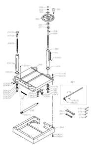 Delta 22-785 Diagram and Parts List for 22-785  Delta Planer Jointer