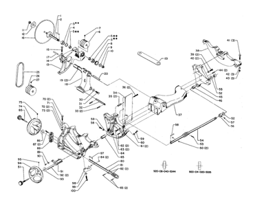 Delta 34-766 Type-1 Diagram and Parts List for 34-766 Type-1 Delta Saw
