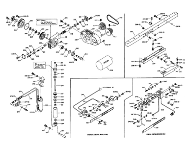 Delta 20-708 Type-1 Diagram and Parts List for 20-708 Type-1 Delta Saw