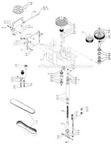 Page B Diagram and Parts List for 70-240 Type 1 Delta Drill Press