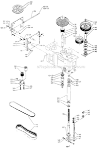 Page B Diagram and Parts List for 70-281 Type 1 Delta Drill Press
