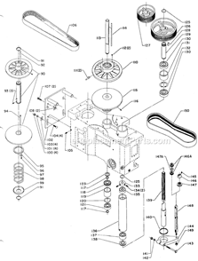 Page B Diagram and Parts List for 70-336 Type 1 Delta Drill Press