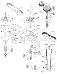 Page B Diagram and Parts List for 70-343 Type 1 Delta Drill Press