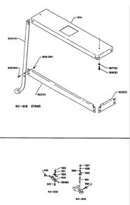 Delta 40-416 Diagram and Parts List for 40-416  Delta Saw