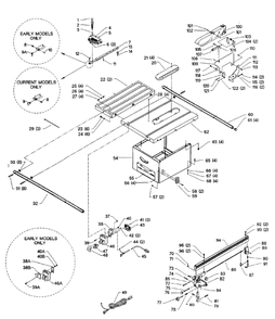 Delta 34-474 Diagram and Parts List for 34-474  Delta Saw